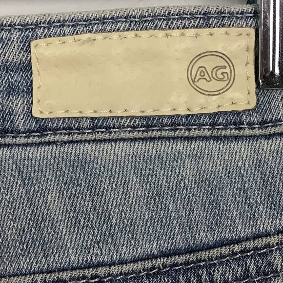 AG Adriano Goldschmied The Stevie Ankle Slim Straight Light Blue Wash Jeans 28R - Picture 11 of 11